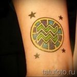 Vízöntő tetoválás - menő fotó - példa a kész tetoválásra a 01082016 2082 tatufoto.ru