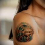 Vízöntő tetoválás - menő fotó - példa a kész tetoválásra a 01082016 3083 tatufoto.ru