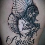 Vízöntő tetoválás - menő fotó - példa a kész tetoválásra a 01082016 5085 tatufoto.ru