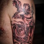 Vízöntő tetoválás - menő fotó - példa a kész tetoválásra a 01082016 15095 tatufoto.ru