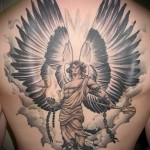 angyal harcos tetoválás 1