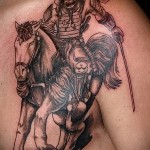 harcos tetoválás a vállán 4