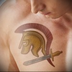 sparta harcosok tetoválása