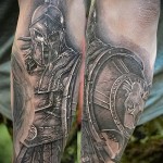 római harcos tetoválás 4