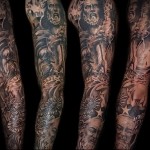 római harcos tetoválás 7