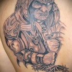 kard harcos tetoválás