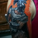 tetoválás a harcosok karján