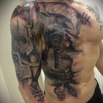 Harcos tetoválás a karon 9