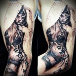 tetováló nő harcos 3