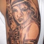 tetováló nő harcos 6