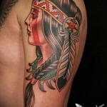 tetováló nő harcos 7