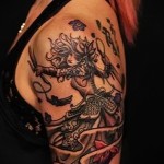 tetováló nő harcos 8