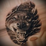 farkas vigyor tetoválás 1