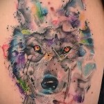 tetoválás fehér farkas 2