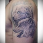 farkasfej tetoválás 2