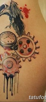 Fotó egy hollótetoválásról, kelte: 2018.09.15. №144 - holló tetoválás -