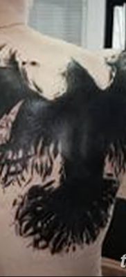 Fotó egy hollótetoválásról, kelte: 2018.09.15. №146 - holló tetoválás -