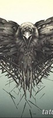 Fénykép egy hollótetoválásról, kelte: 2018.09.15. №154 - holló tetoválás -