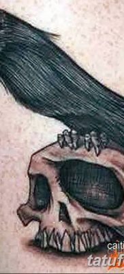 Fotó egy hollótetoválásról, kelte: 2018.09.15. №156 - holló tetoválás -