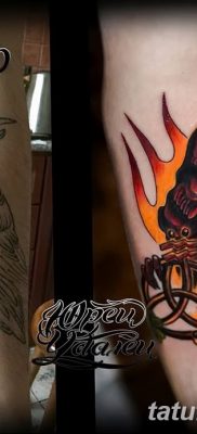 Fotó egy hollótetoválásról, kelte: 2018.09.15. №164 - holló tetoválás -