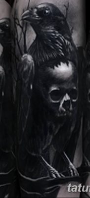 Fotó egy hollótetoválásról, kelte: 2018.09.15. №168 - holló tetoválás -