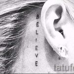 henna tetoválás a fül mögött 3