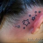 csillag tetoválás a fül mögött 5