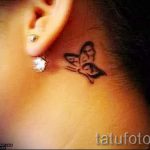 a fül mögötti tetoválások lányoknak - fotók a kész tetoválási lehetőségekről 11