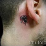 a férfiak fültetoválása mögött - fényképek a kész tetoválási lehetőségekről 8