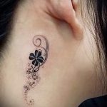 Lóhere a fül tetoválása mögött - fotók a kész tetoválásokról 7