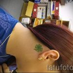 lóhere tetoválás a fül mögött - fotók a kész tetoválási lehetőségekről 8