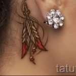 toll a fül mögött tetoválás - fotók a kész tetoválási lehetőségekről 5