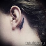 toll a fül mögött tetoválás - fotók a kész tetoválási lehetőségekről 15