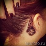 Toll a fül mögött tetoválás - fotók a kész tetoválási lehetőségekről 18