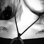 holló tetoválás Kutkh