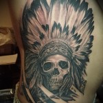 indiai koponyatetoválás 1