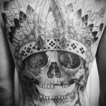 indiai koponyatetoválás 2