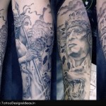 indiai és medve tetoválás 1