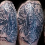 indiai és medve tetoválás 2