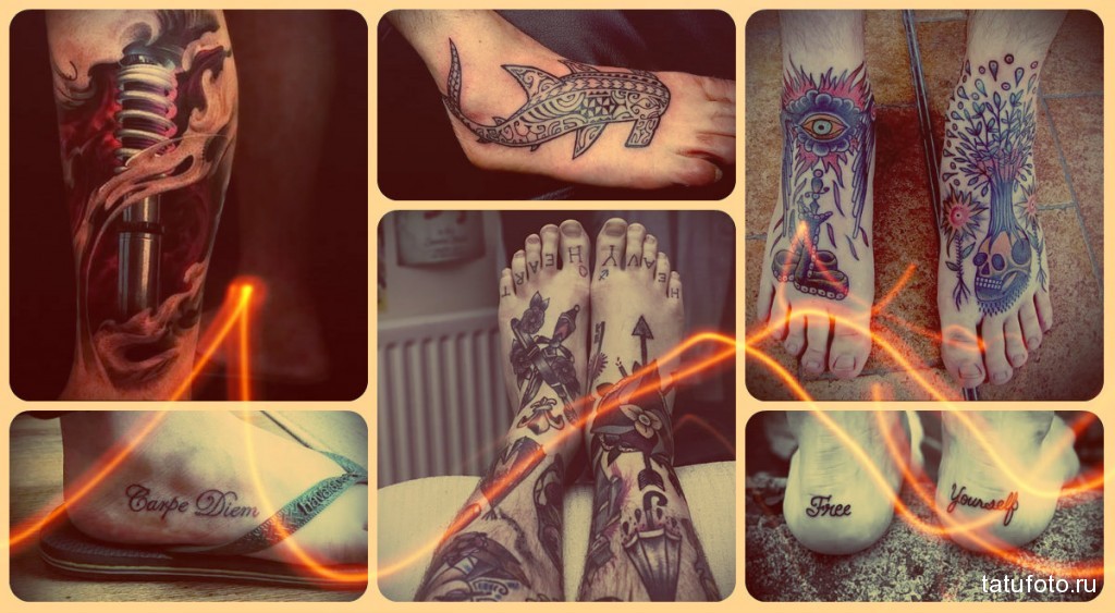 LÁBTetoválás FÉRFIAKNAK