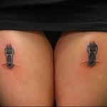 tetoválás a lábakon - harisnyanadrág