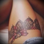 csokornyakkendő tetoválás lánynak