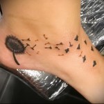 pitypang tetoválás