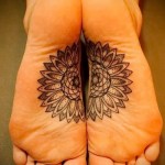 Mandala Tetoválás Lábon