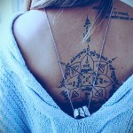 simboli i znakovi tetovaže na leđima žene