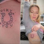 صورة لشم رسم بحدوة حصان 07/22/2021 №660 - رسم وشم حدوة حصان -