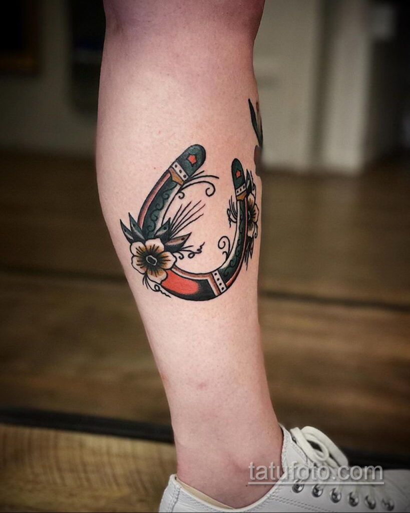 صورة لشم رسم بحدوة حصان 07/22/2021 №647 - رسم وشم حدوة حصان -