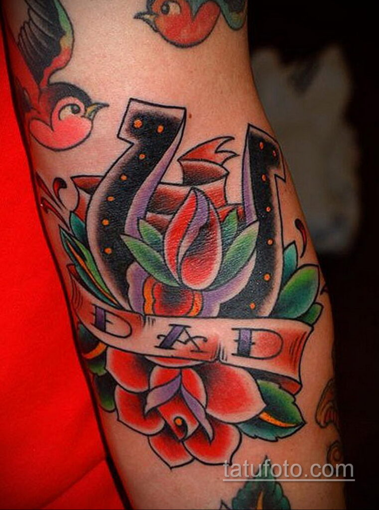 صورة لشم رسم بحدوة حصان 07/22/2021 №646 - رسم وشم حدوة حصان -