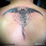 Intelligencia tetoválás - denevér 2019.11.24. №013 -denevér tetoválás