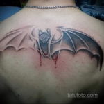 Intelligencia tetoválás - denevér 2019.11.24. №3058 -denevér tetoválás